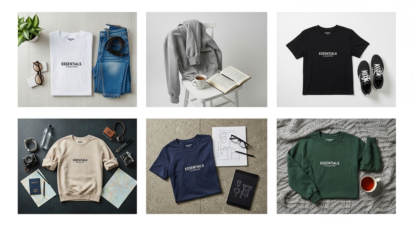 Essentials Collection T-Shirt & Sweatshirt