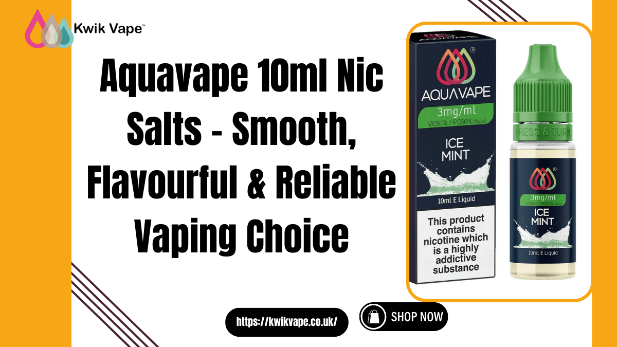 Aquavape 10ml Nic Salts