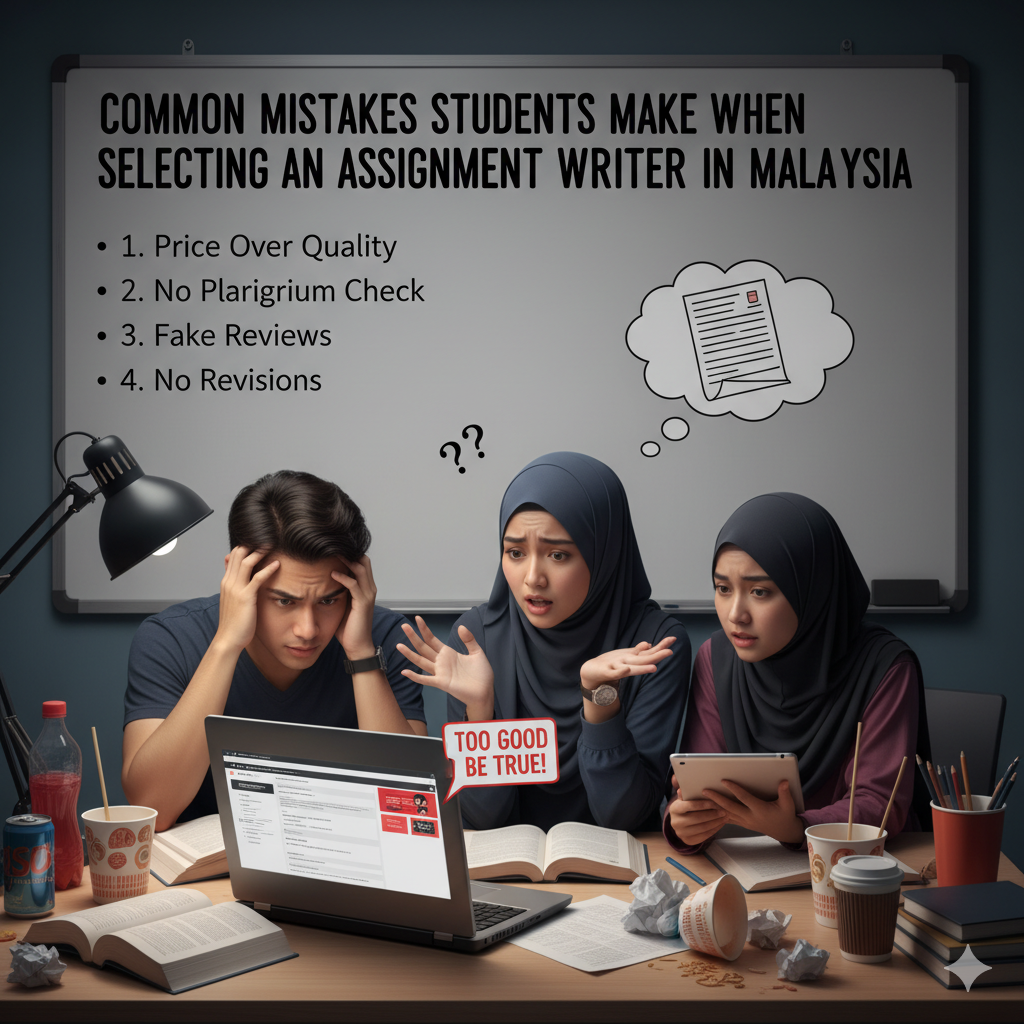 Common Mistakes Students Make When Selecting an Assignment Writer in Malaysia