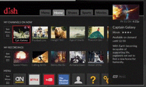 A family relaxing in their living room streaming shows on a smart TV using Ifvod TV and IPTV services in the United States.