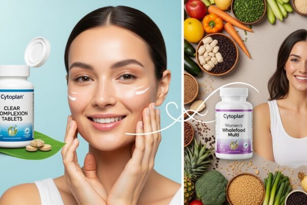 How Clear Complexion Tablets and Cytoplan Women’s Wholefood Multi Support Skin Health